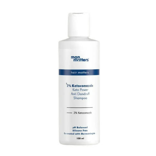 Man Matters 2% Ketoconazole Anti Dandruff Shampoo, Cruelty Free, Vegan, No Side Effects