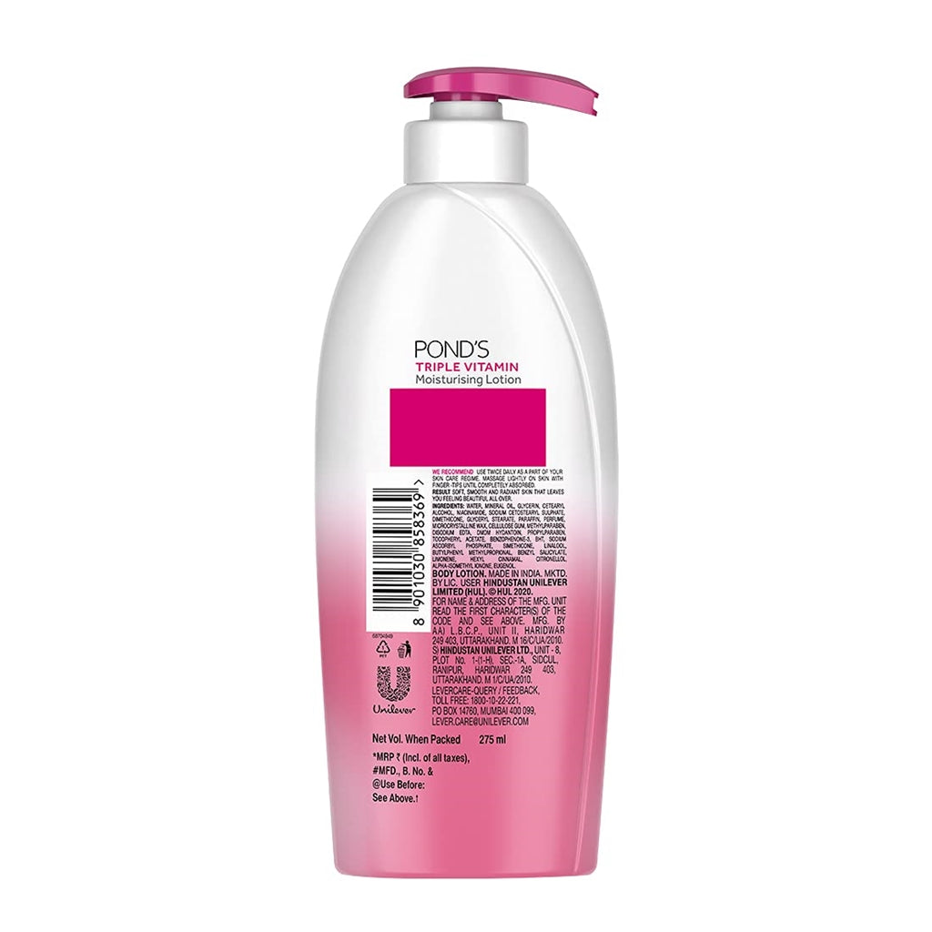 Ponds Niacinamide Nourishing Body Lotion for Soft, Glowing Skin