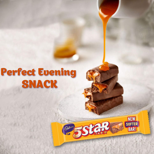 Cadbury 5 Star Chocolate Bar, 33 gm (Pack of 25)