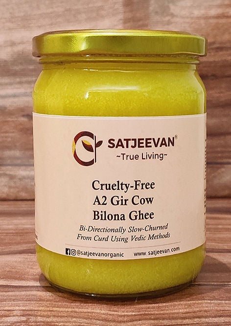 Satjeevan A2 Gir Cow Bilona Ghee | Pure A2 Gir Cow Bilona Ghee | 100% Gir Cow Ghee | Traditional Cow Ghee