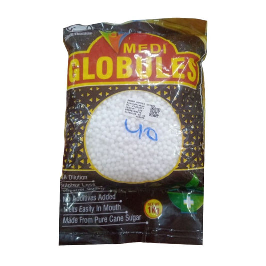 Medi Homeopathy Globules/ Blank Pellets (Size 40)