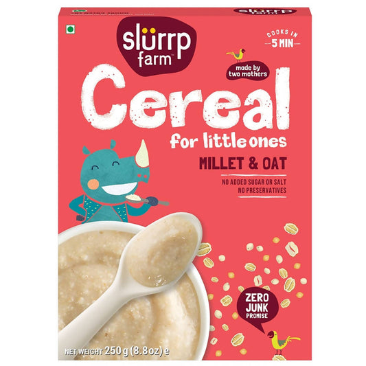 Slurrp Farm Millet & Oat Cereal for Little Ones