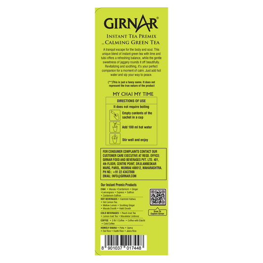 Girnar Instant Premix Calming Green Tea