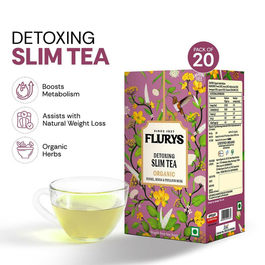 Flurys Slim Tea – Detoxing Organic Herbal Tea with Fennel