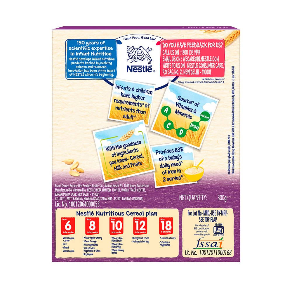 Nestle Cerelac Baby Cereal with Milk, 5 Grains & Fruits From 18 to 24 Months