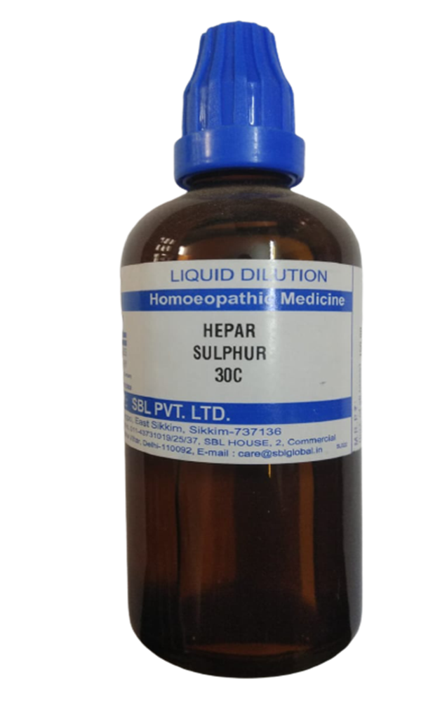 SBL Homeopathy Hepar Sulphur Dilution