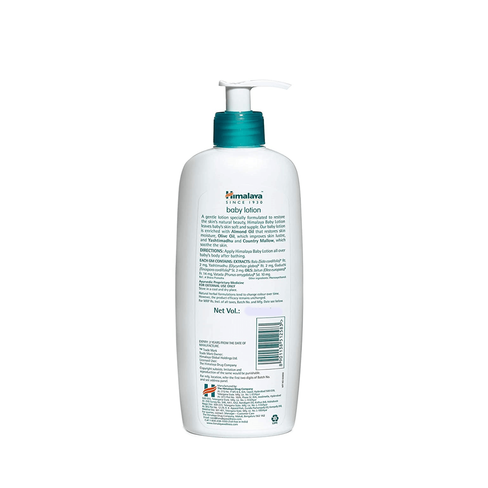Himalaya Herbals Baby Lotion For Nourishes & Moisturizes
