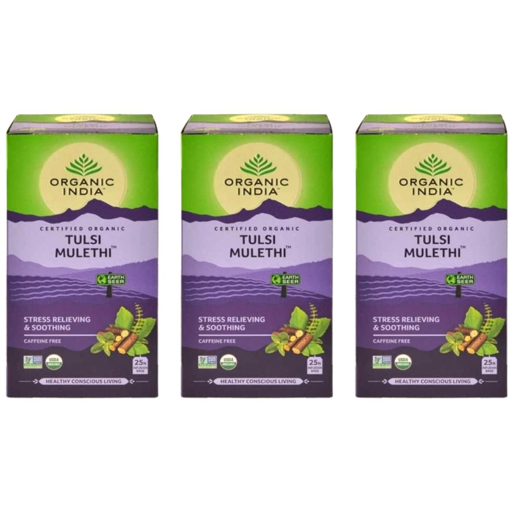 Organic India Tulsi Mulethi 25 Tea Bags - Distacart