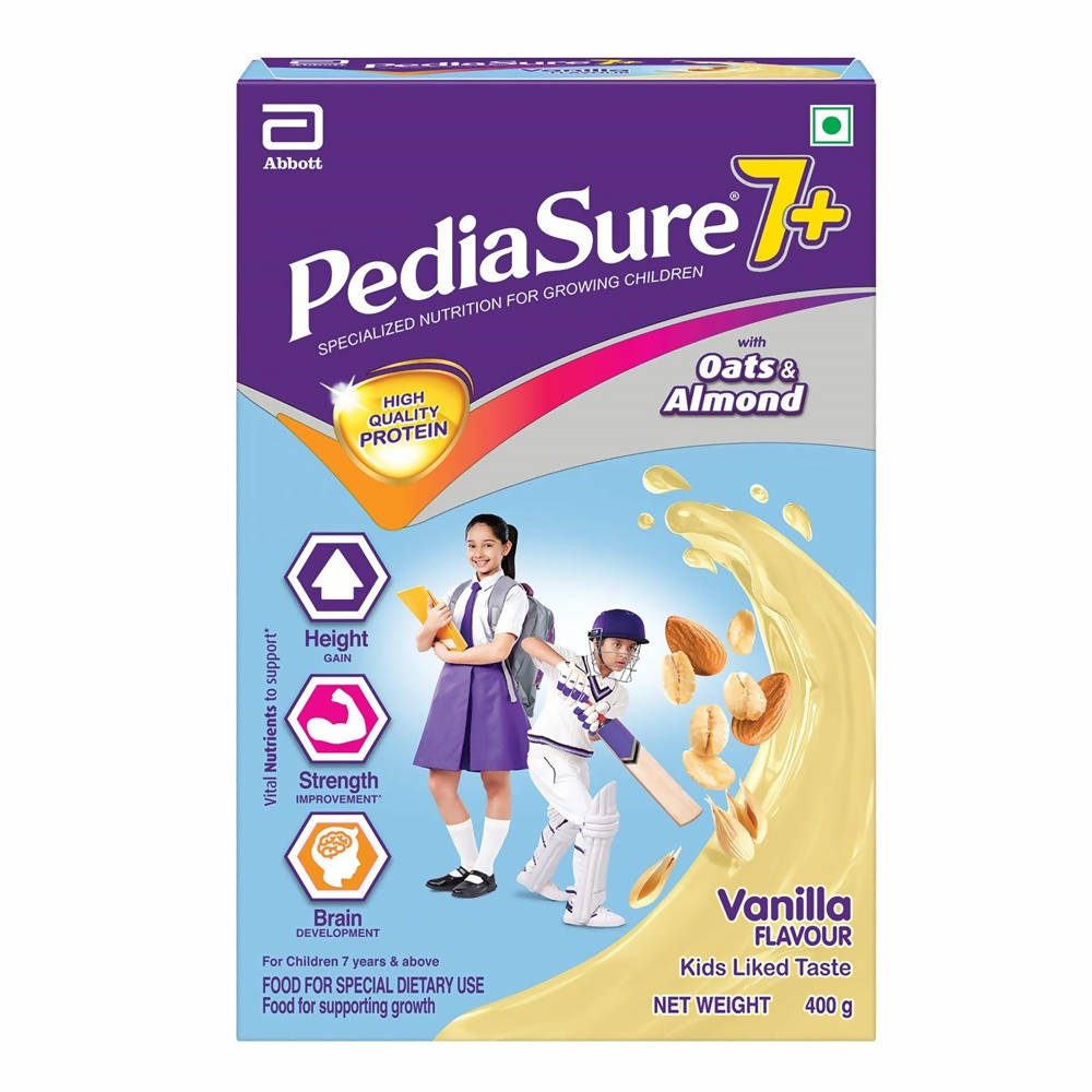 Pediasure 7 Plus Oats & Almond Nutrition Drink Powder Vanilla Flavour