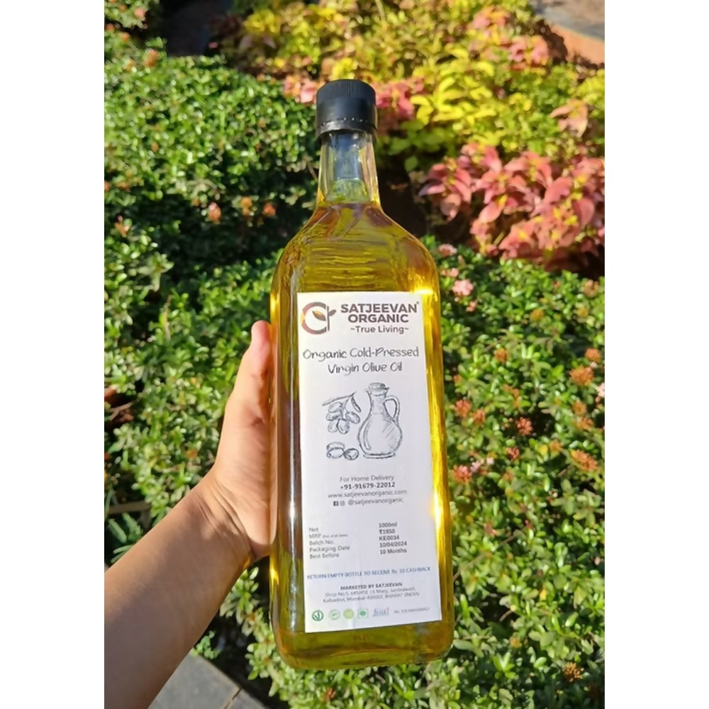 Satjeevan Organic Cold-Pressed Virgin Olive Oil