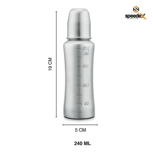 Speedex Stainless Steel Infant Baby Feeding Bottle - Distacart