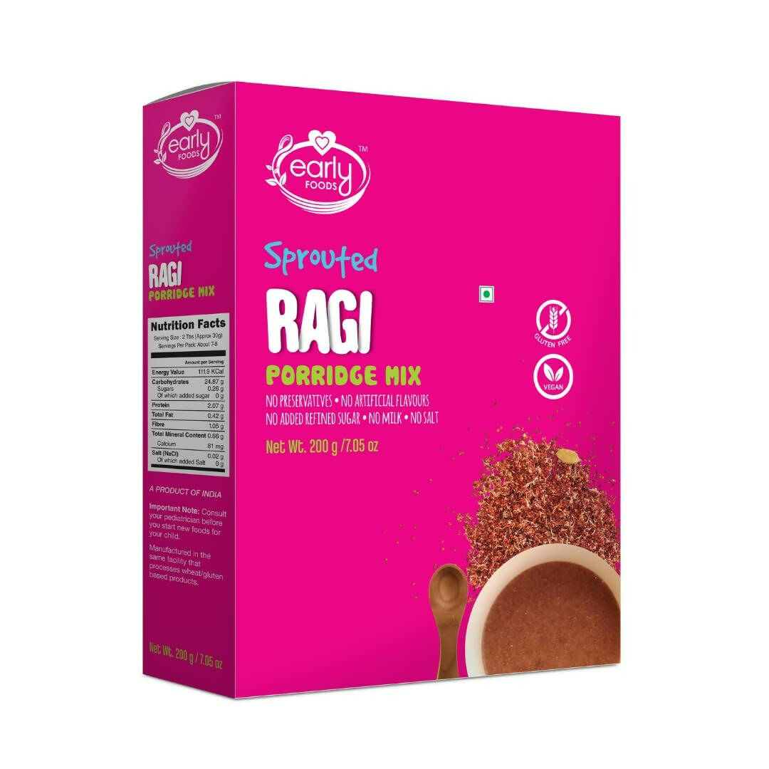Early Foods Organic Sprouted Ragi Porridge Mix