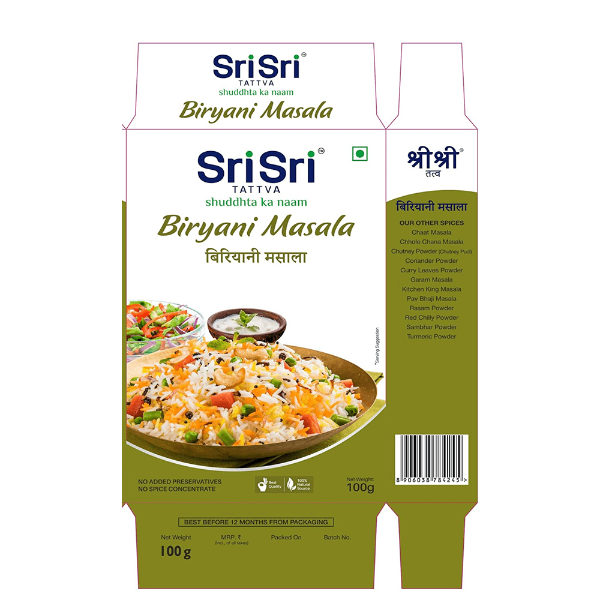 Sri Sri Tattva Biryani Masala Powder spices