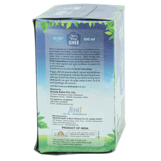 Sri Sri Tattva Cow's Pure Ghee 500 ml
