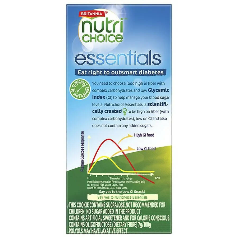 Britannia NutriChoice Essentials Oats Cookies - No Added Sugar - Distacart