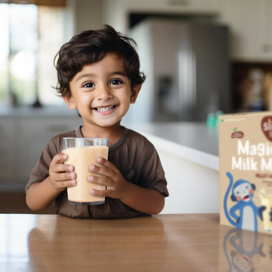 Slurrp Farm Vanilla Magic Milk Mix Sweetened with Jaggery Powder - Distacart