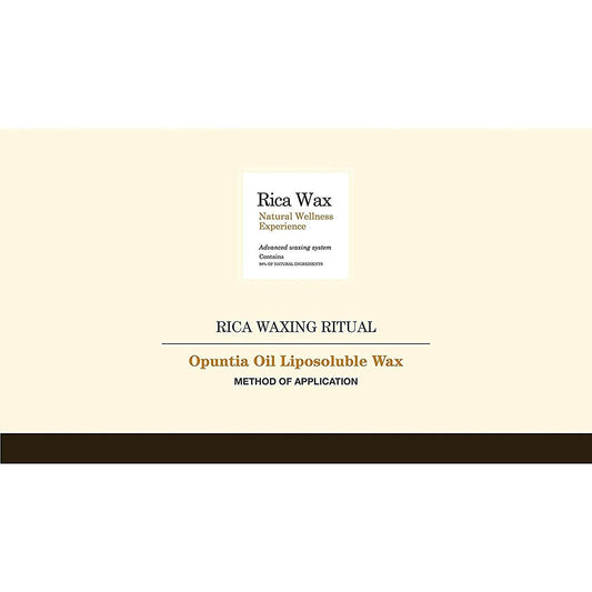 Rica White Chocolate Liposoluble Wax for Dry Skin With Natural Beeswax