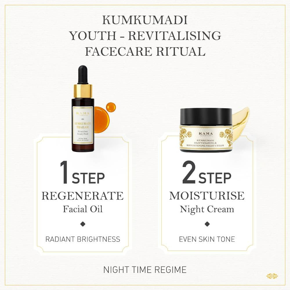 Kama Ayurveda Kumkumadi Rejuvenating & Bright Night Cream