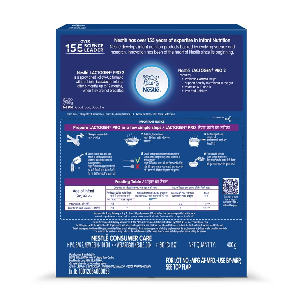 Nestle Lactogen Infant Formula Powder After 6 months Stage 2