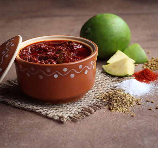 Jandhyala Foods Mango Garlic Avakaya Pickle