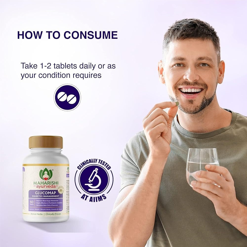 Maharishi Ayurveda Glucomap Tablets