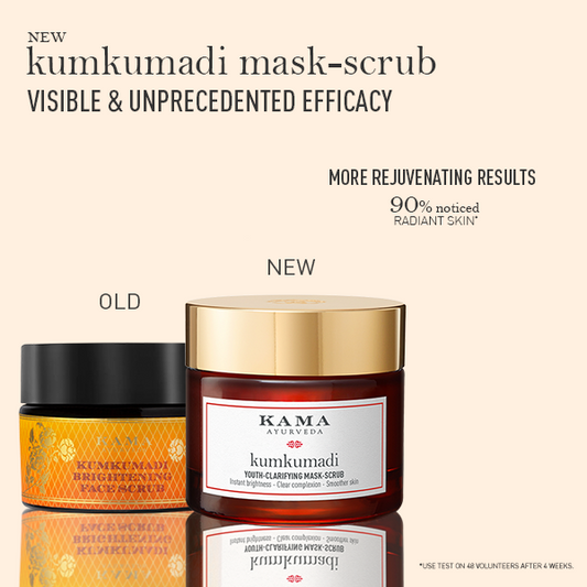 Kumkumadi Youth-Clarifying Mask-Scrub, 2 in 1 Mask Scrub