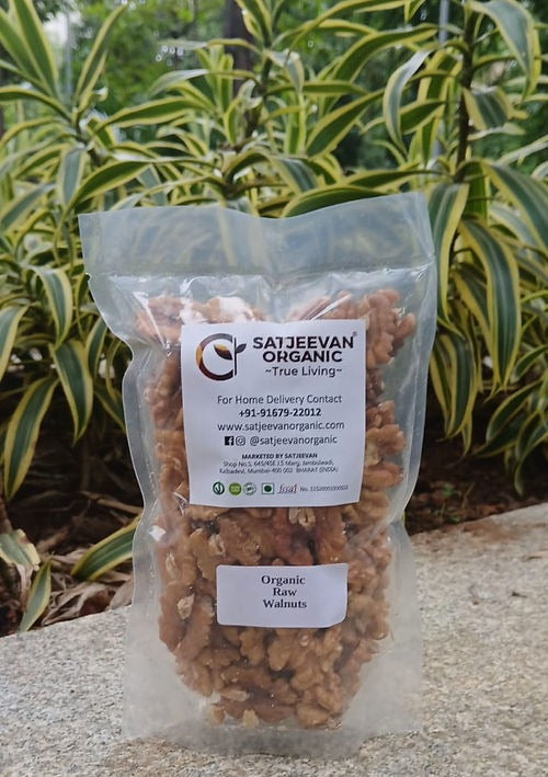 Satjeevan Organic Raw Akhrot Walnuts