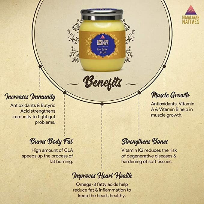Himalayan Natives A2 Gir Cow Ghee - Distacart