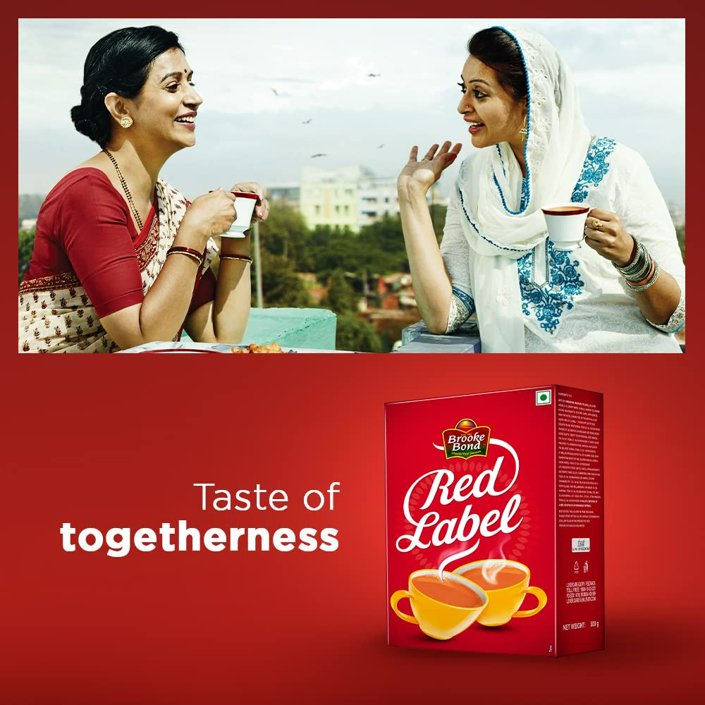 Brooke Bond Red Label Tea | Premium Powdered Strong Black Chai from the Best Choosen Leaves - Distacart