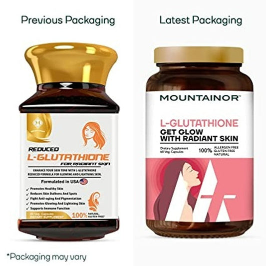 Mountainor L Glutathione Capsules for Healthy & Radiant Skin Capsules - Distacart