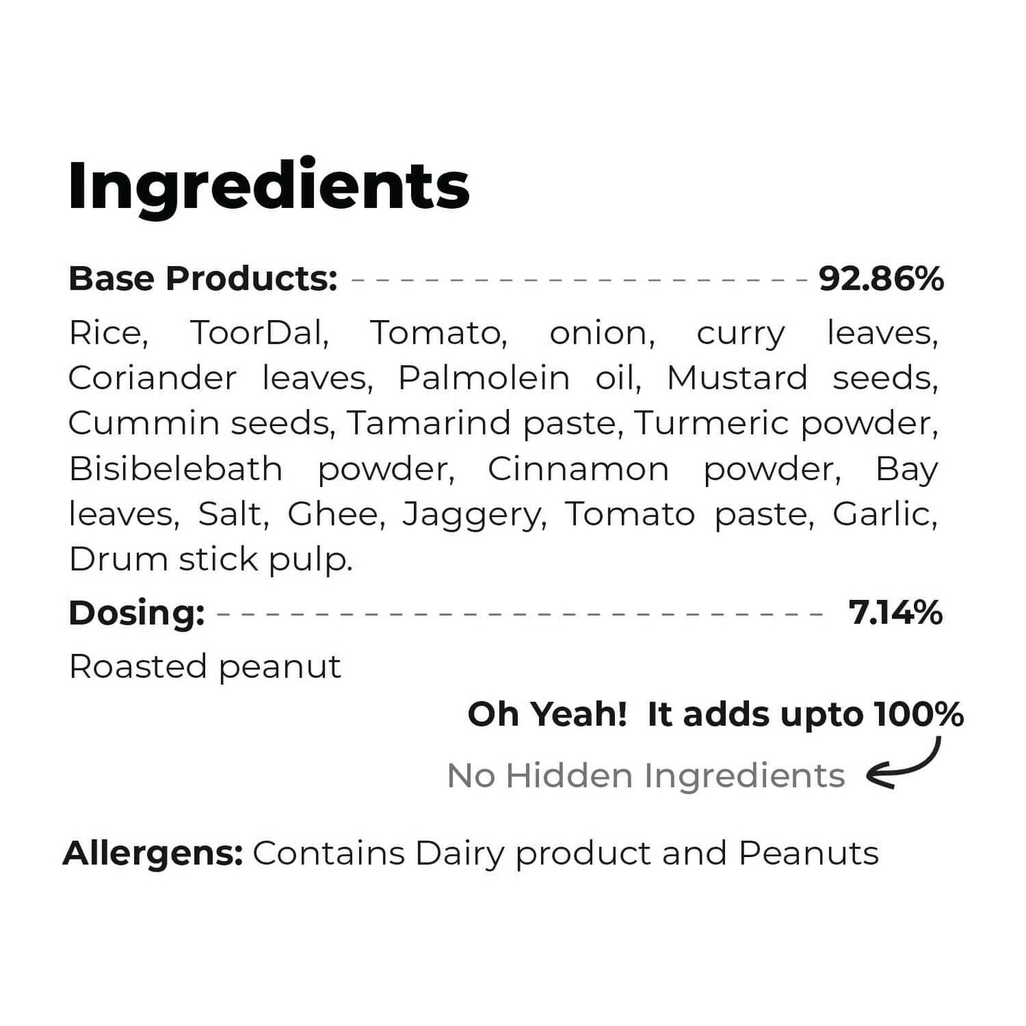 The Taste Company Bisibele Bath - Distacart