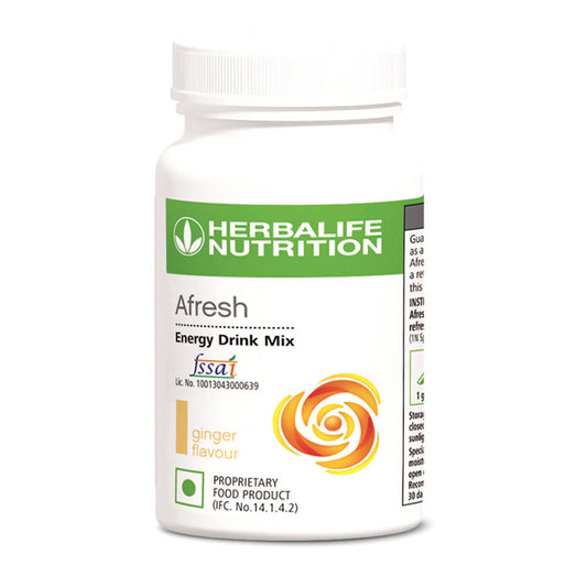 Herbalife Nutrition Afresh Energy Drink Mix | Rich source of Guarana Seed Extract, Orange Pekoe Extract and Antioxidants