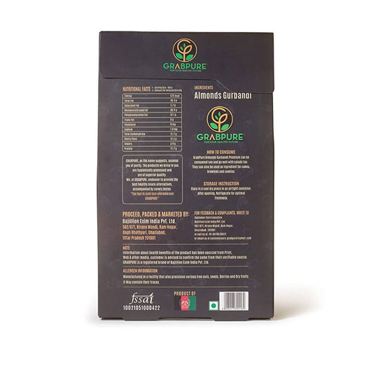 Grabpure Gurbandi Almonds - Distacart