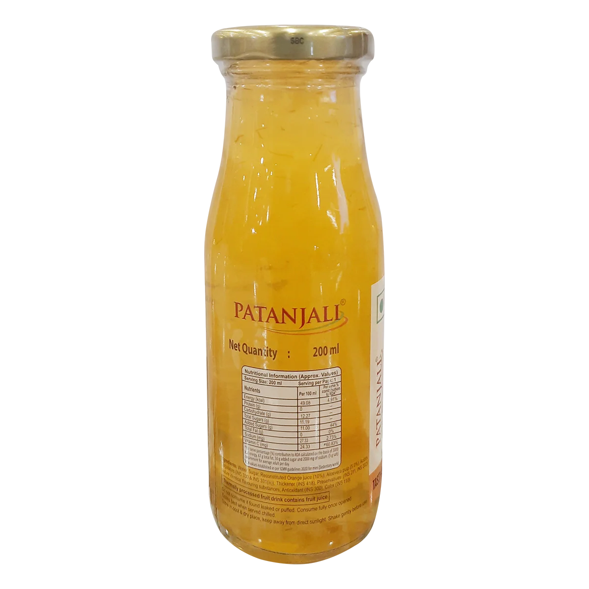 Patanjali Orange Aloe Chunk Drink