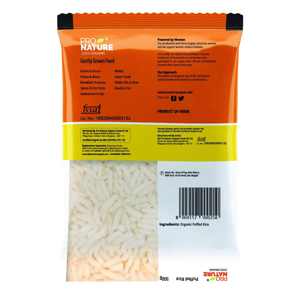 Pro Nature Organic Puffed Rice