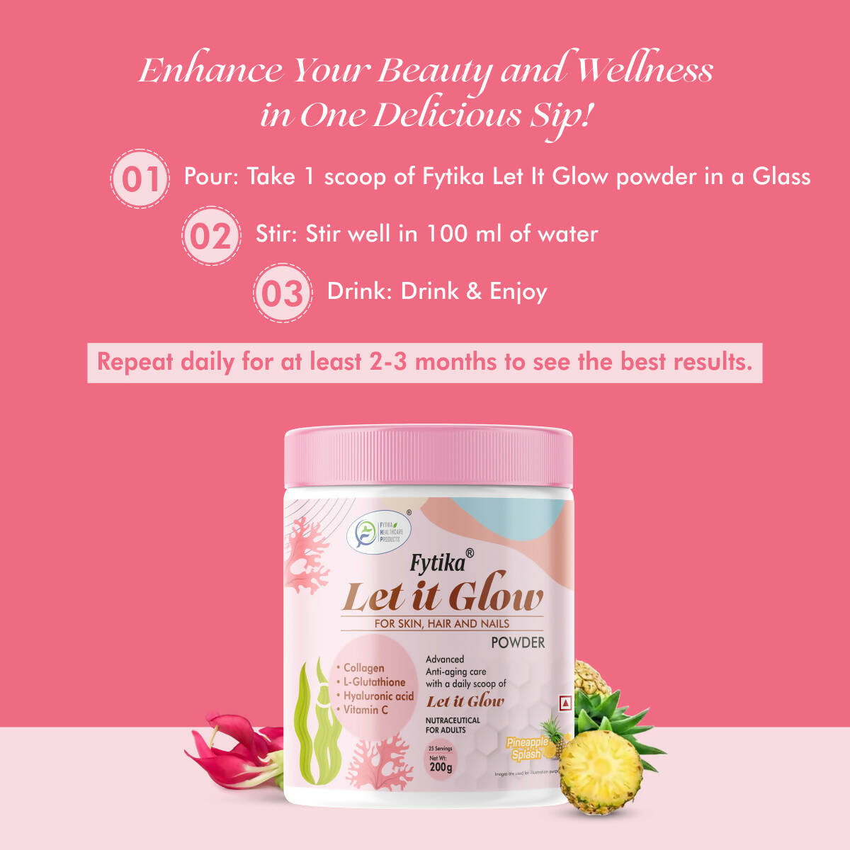 Fytika Let It Glow Collagen Powder