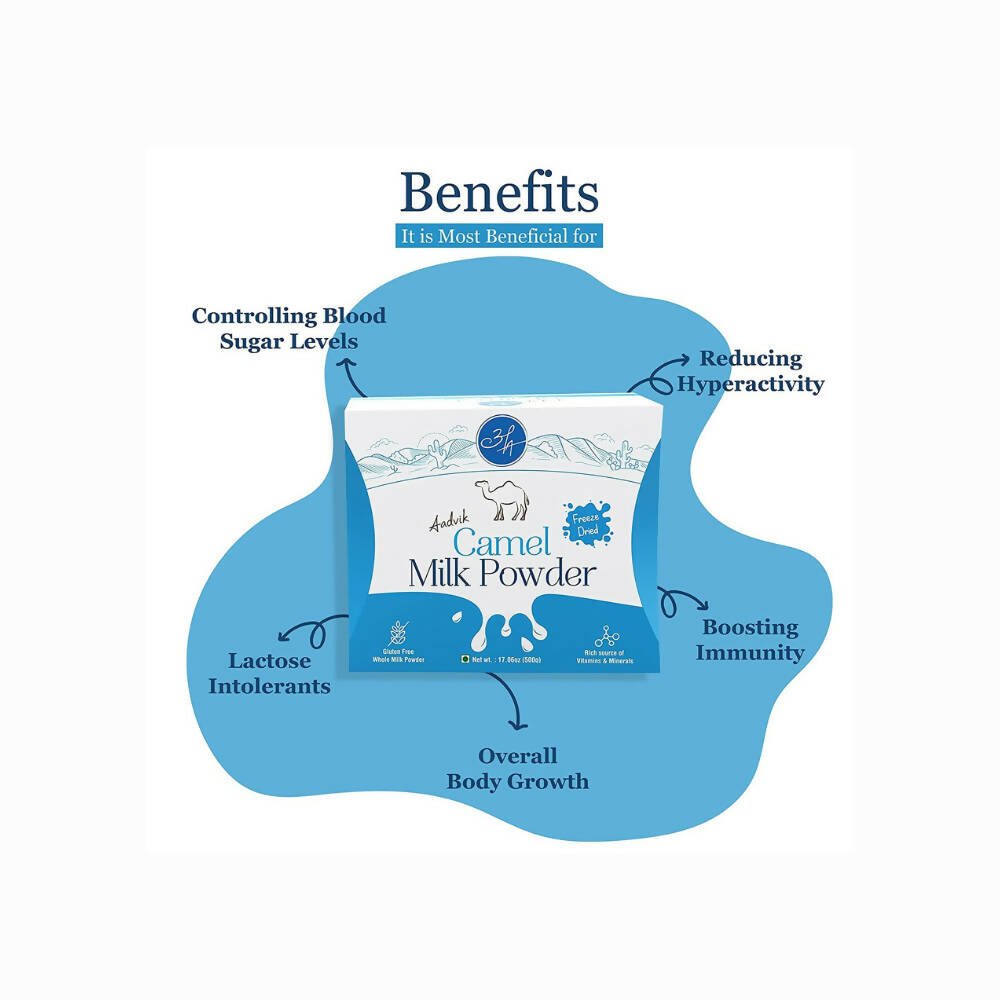 Aadvik Camel Milk Powder Freeze-Dried Sachets