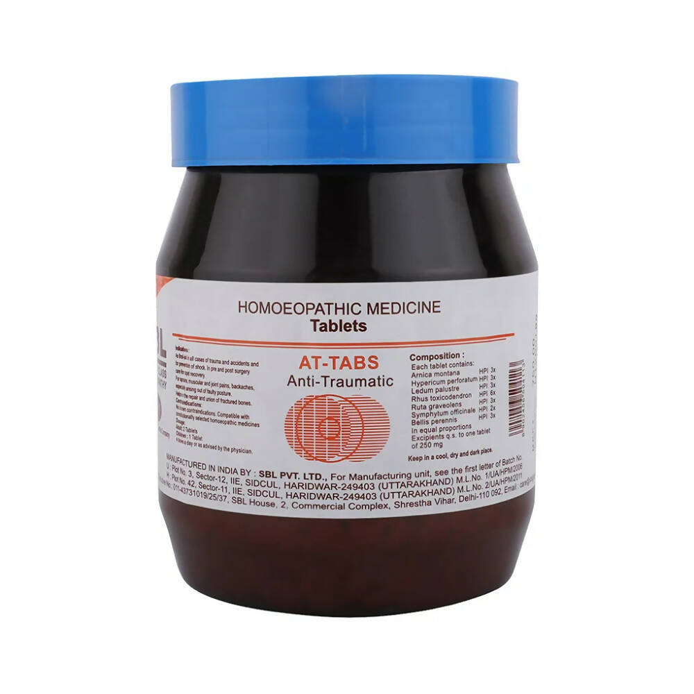 SBL Homeopathy AT-Tabs Ant - Traumatic Tablets