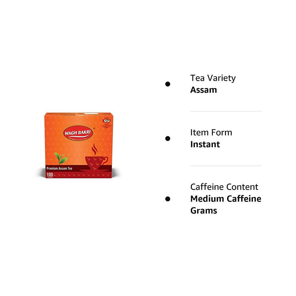 Wagh Bakri Premium Assam Tea Bags - Distacart