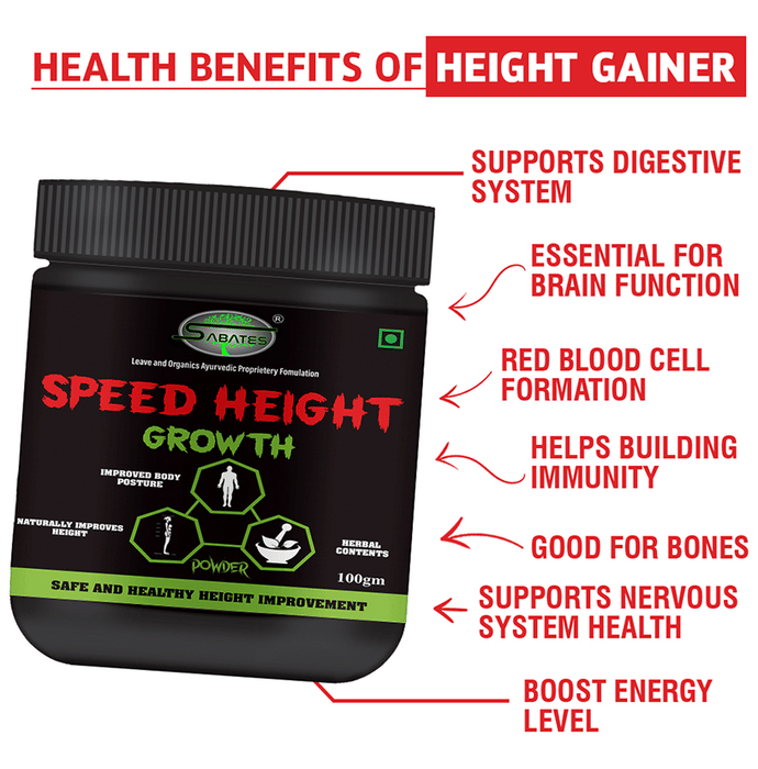 Sabates Speed Height Growth Powder