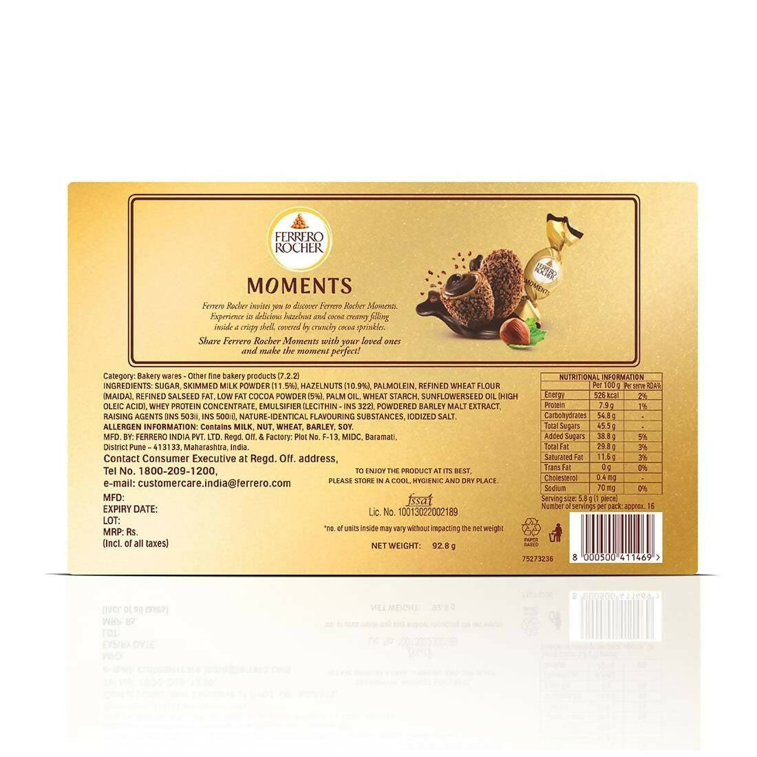 Ferrero Rocher Moments 8 pralines - diocart