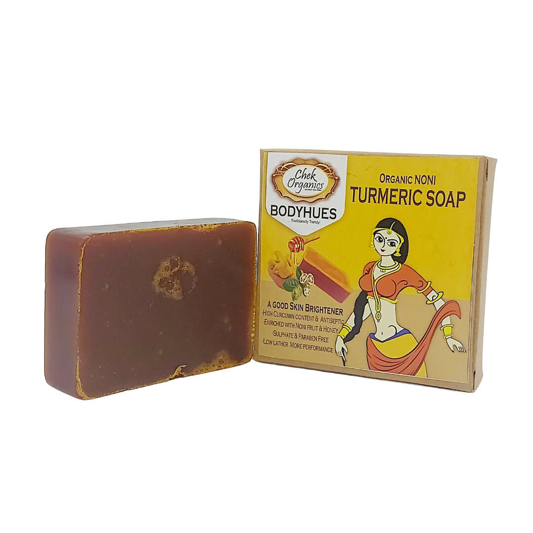 Chek Organics Body Hues Noni Turmeric Soap - Distacart