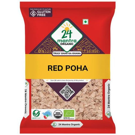 24 Mantra Organic Red Poha - diocart