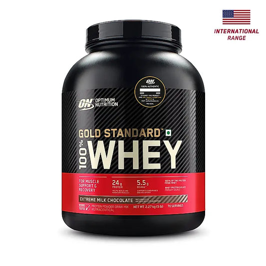 Optimum Nutrition Gold Standard 100% Whey Protein Powder (Extreme Milk Chocolate)-2.27 kg