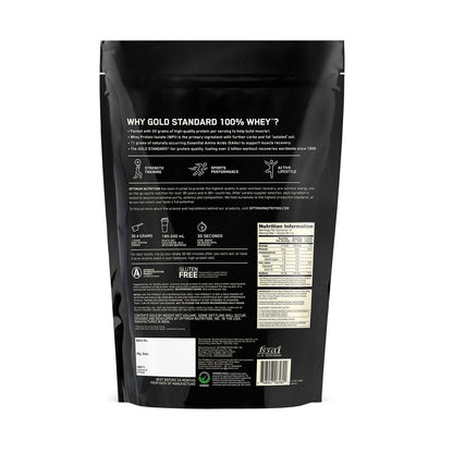 Optimum Nutrition Gold Standard 100% Whey Protein Powder (Double Rich Chocolate)-454 gm