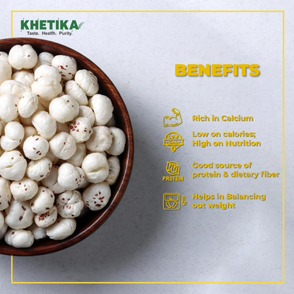 Khetika Premium Raw Phool Makhana - Distacart