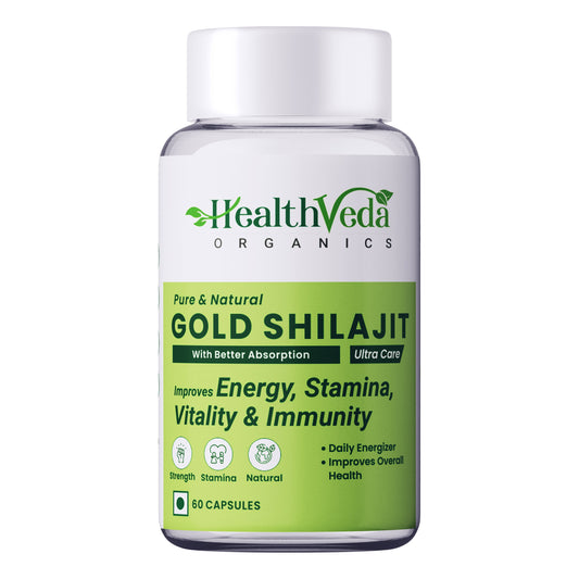 Health Veda Organics Gold SJ Veg Capsules