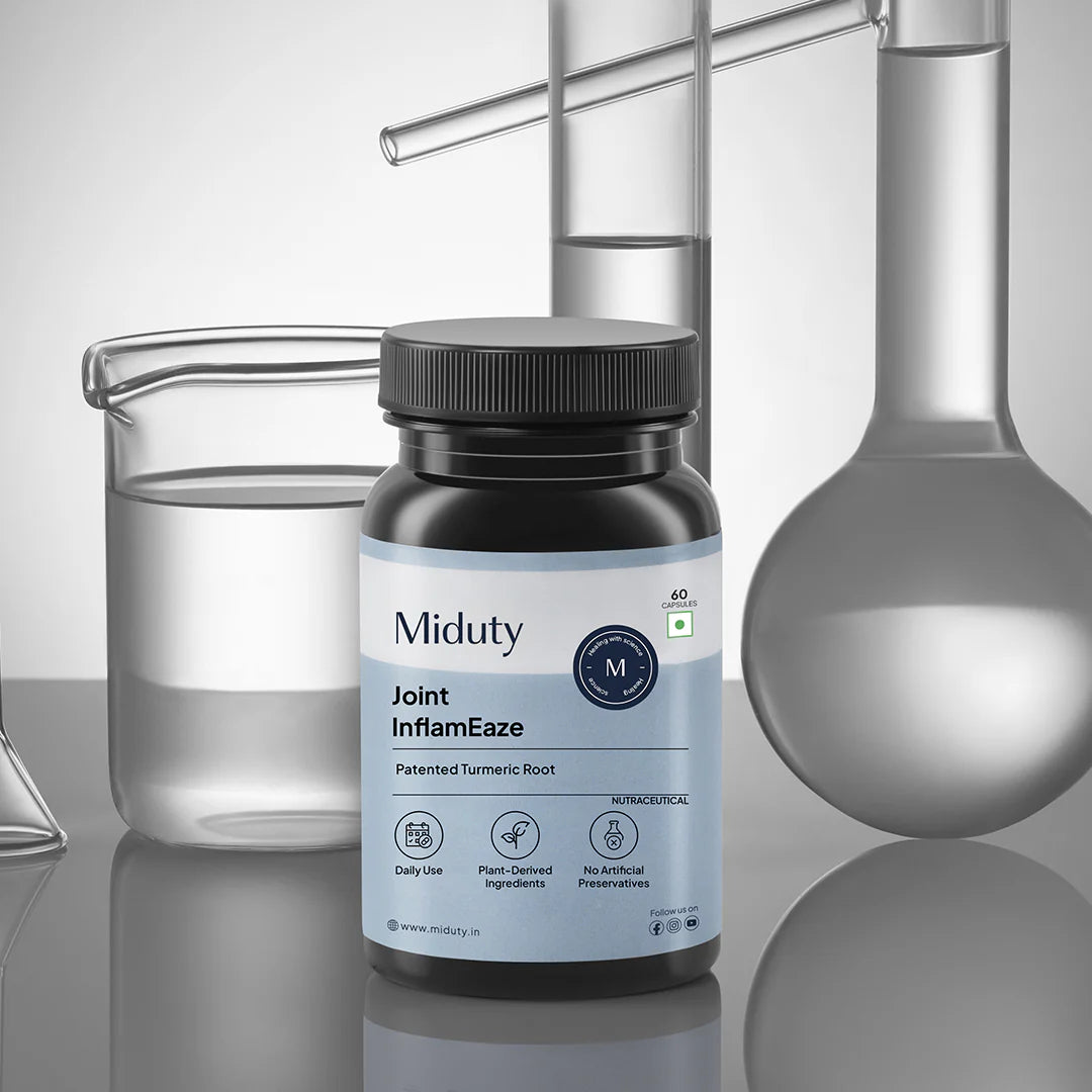 Miduty by Palak Notes Joint InflamEaze Capsules (Formerly Joint Pain Relief) - Distacart