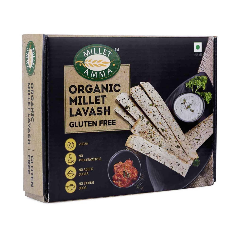 Millet Amma Organic Millet Lavash (Gluten Free) - diocart