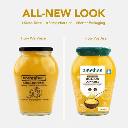 Anveshan A2 Desi Cow Ghee | Pure, Natural & Healthy Ghee | A2 Gir Cow Ghee